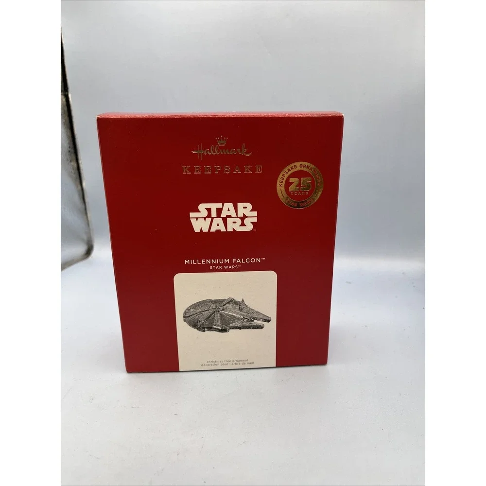 2021 Hallmark DISNEY Star Wars MILLENIUM FALCON 25 Years Keepsake Ornament